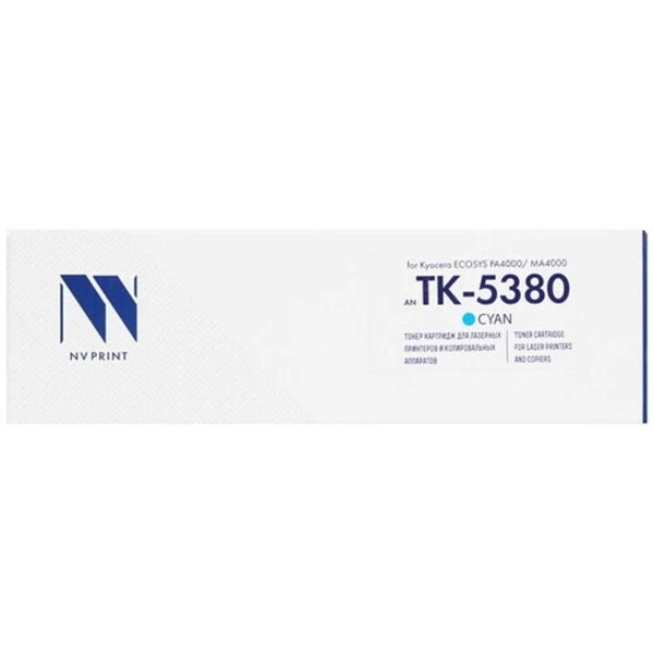 NV Print Картридж NVP совместимый NV-TK-5380 Cyan для Kyocera ECOSYS PA4000/MA4000 (10000k)