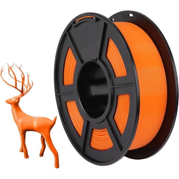 Филамент NVPRINT PLA  Orange для 3D печати диаметр 1.75мм  длина 330 метров  масса 1 кг