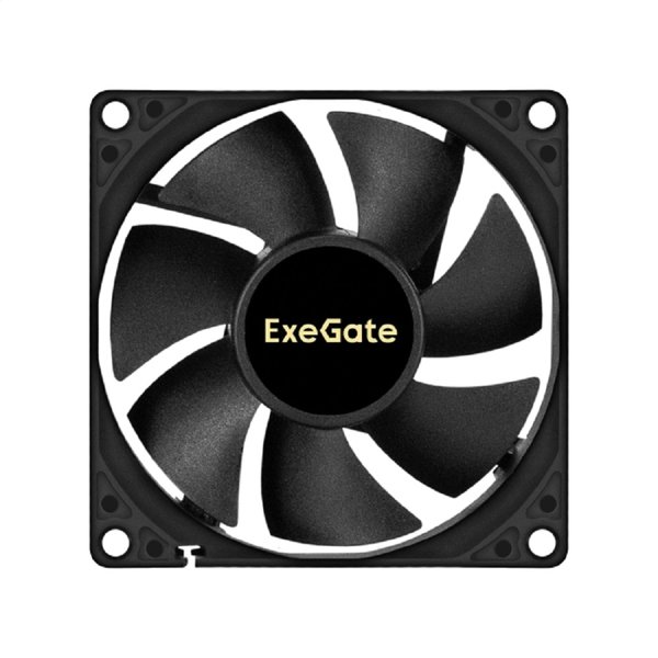 Exegate EX297082RUS Вентилятор 24В DC ExeGate EX08020B3P-24 (80x80x20 мм, 2-Ball (двойной шарикоподшипник), 3pin, 4000RMP, 42,3dBA)