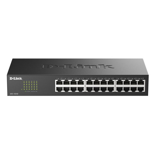 D-Link DES-1024D/H2A Неуправляемый коммутатор с 24 портами 10/100Base-TX