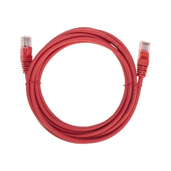 Rexant (02-0103-3) Патч-корд U/UTP, CAT 5e, RJ45-RJ45, 26AWG, LSZH, красный, 3м