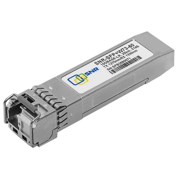 SNR-SFP+W37-60 Модуль SFP+ WDM, дальность до 60км (21dB), 1330нм