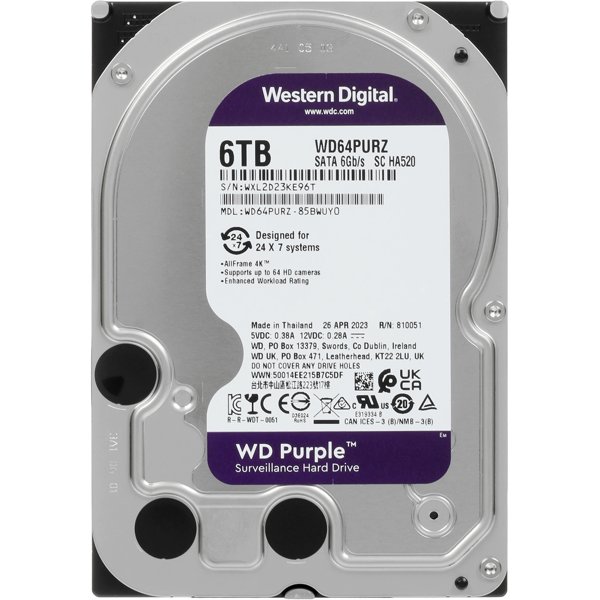 WD Purple 6Tb (WD64PURZ)
