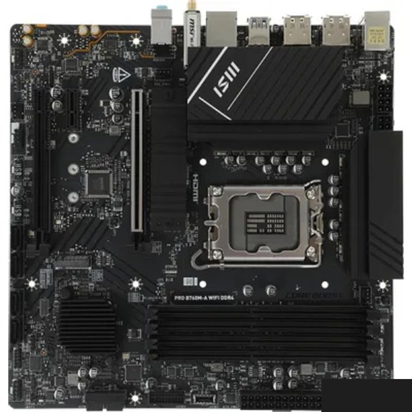 MSI PRO B760M-A WIFI DDR4 RTL {LGA 1700, Intel B760, mATX}