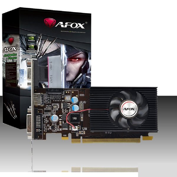 Видеокарта AFOX Geforce G210 1GB DDR3 64Bit DVI HDMI VGA LP Single Fan