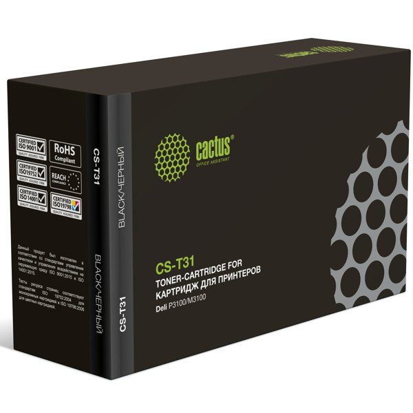 Картридж лазерный Cactus T31 CS-T31 черный (3500стр.) для Deli P3100/M3100