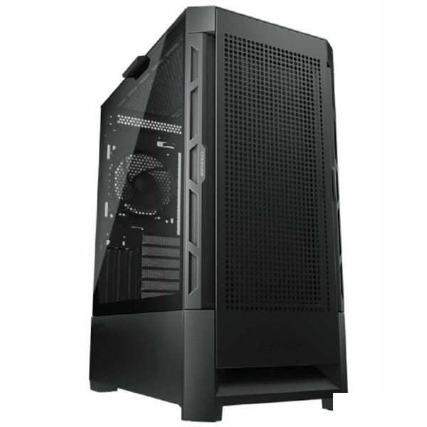 Cougar Airface Black, 1X120MM FAN, БЕЗ БП, ЧЕРНЫЙ, ATX