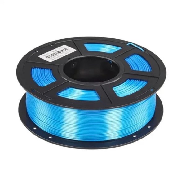 Филамент NVPRINT PLA+ Trasparent Blue для 3D печати диаметр 1.75мм длина 330 метров масса 1 кг