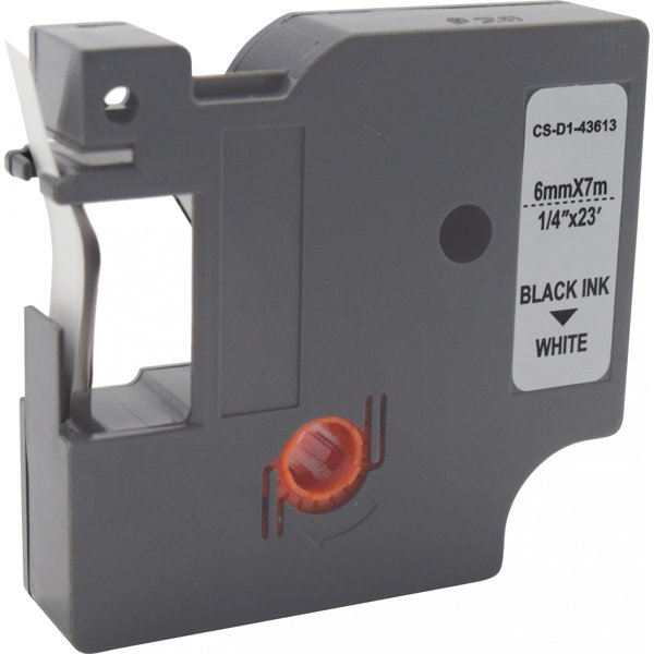 Картридж ленточный Cactus CS-D1-43613 43613 для Dymo LM 160, 210D, 280, PnP, 420P, 500 TS; Rhino Pro 6000, 5200, 4200