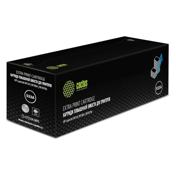 Картридж лазерный Cactus CS-CF533A-MPS CF533X пурпурный (2700стр.) для HP CLJ Pro M154a/M154nw/MFP M180n/M180nw/M181fw