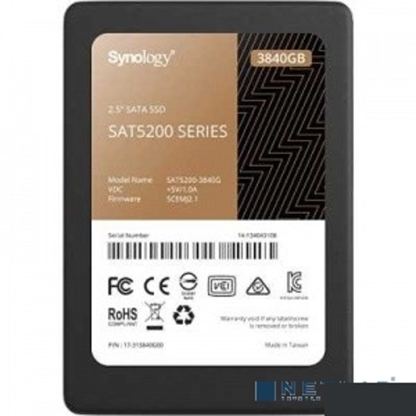 Synology SAT5210-7000G SSD SATA 2,5", 7Tb, R530/W500 МБ/с, 6 Гбит/с