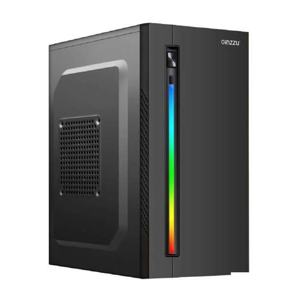 Ginzzu D350 2*USB 2.0,AU RGB w/o PSU