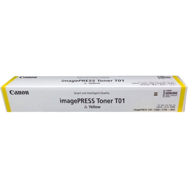 Canon T01 8069b001 Тонер для iPR C800/700, Yellow