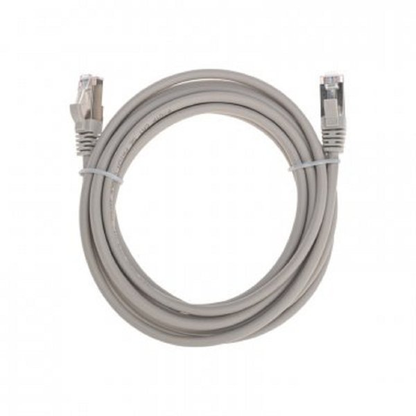 Rexant (02-0110-3) Патч-корд F/UTP, CAT 5e, RJ45-RJ45, 26AWG, LSZH, серый, 3м