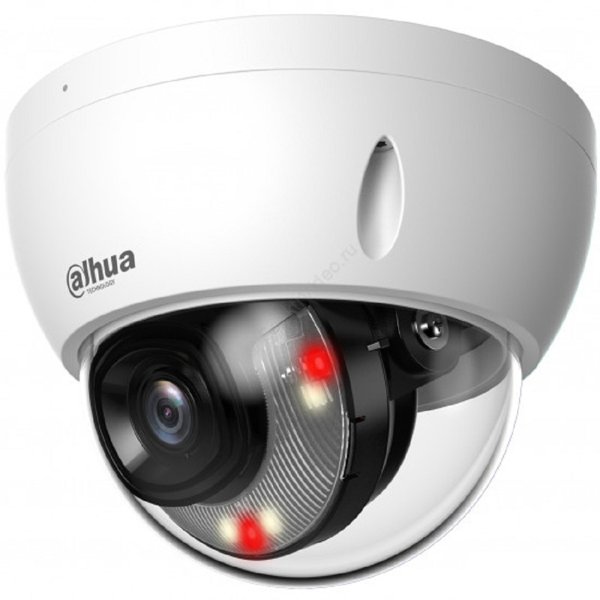 DAHUA DH-IPC-HDBW2249EP-S-IL-0360B Уличная купольная IP-видеокамера SmartDualLight с ИИ 2Мп; 1/2.8” CMOS; объектив 3.6мм; WDR(120дБ); сжатие: H.265+, H.265, H.264+, H.264, MJPEG; 2 поток
