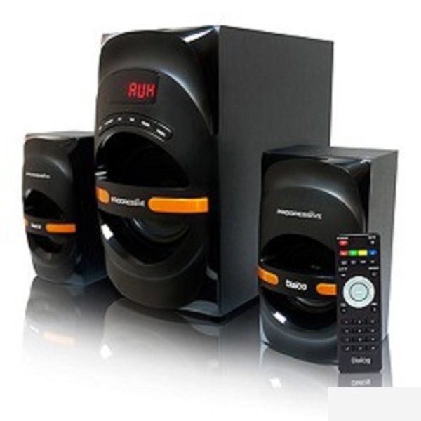 Dialog Progressive AP-210B BLACK {2.1, 30W+2*15W RMS, Bluetooth, USB+SD reader}