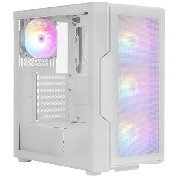 1STPLAYER TRILOBITE T7-P White / ATX / 4x120mm LED fans / T7-P-WH-4F1-W