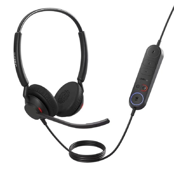 Наушники с микрофоном Jabra Engage 40 черный накладные USB оголовье (4099-413-279)