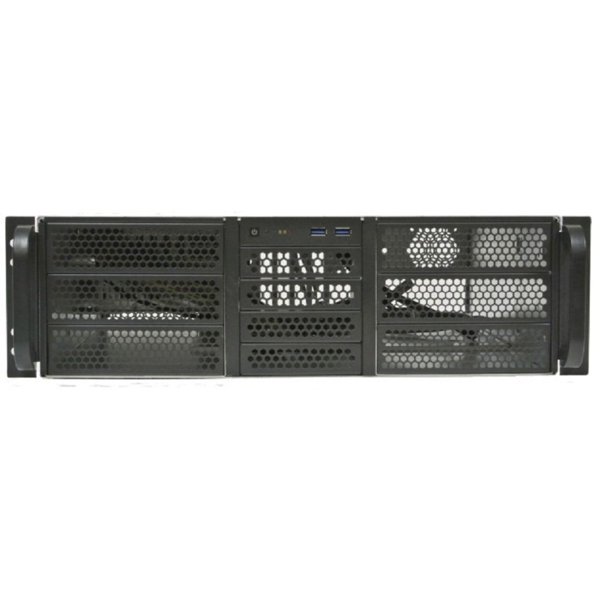 Procase RE306-D6H4-C8-48 Корпус 3U server case,6x5.25+4HDD,черный,без блока питания(2U,2U-redundant),глубина 480мм,MB CEB 12"x10.5",8slot [RE306-D6H4-C8-48]