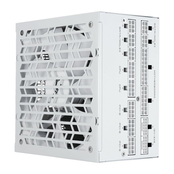 Power Supply SAMA P1000 White (XPH1000-AP), 1000W 80+ Platinum (ATX, 3.1, PCIe 5.0, Full modular, 1x24(20+4)pin mesh 600mm, 2xCPU 8(4+4)pin 700mm, 3xPCIe*2 8(6+2)pin 600mm, 1x12VHPWR PCIe 5.1 12+4pin