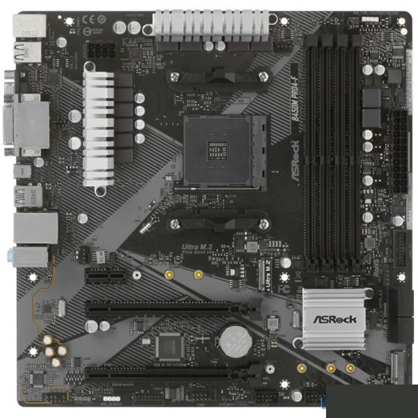 Asrock B450M PRO4 R2.0 {Soc-AM4 AMD B450 4xDDR4 mATX AC`97 8ch(7.1) GbLAN RAID+VGA+DVI+HDMI}
