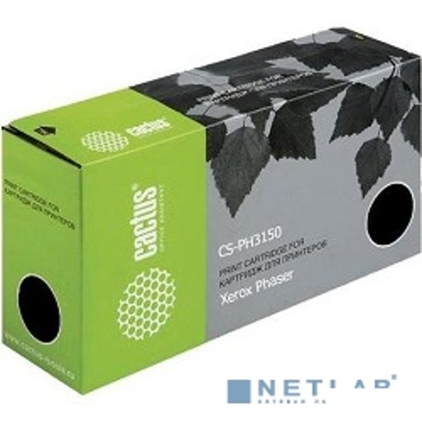 Cactus 109R00747 Тонер Картридж Cactus CS-PH3150 черный для Xerox Phaser 3150, 3150b, 3150n, 3151  (5000стр.)