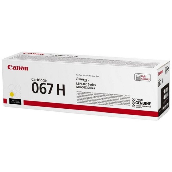 Canon Тонер-картридж/ CRG 067H Y  MF651Cw/MF655Cdw/LBP631Cw
