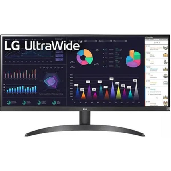 LCD LG 29" 29WQ500-B UltraWide черный {IPS 2560x1080 100Hz 21:9 матовая 1000:1 250cd 178/178 FreeSync HDMI DisplayPort}