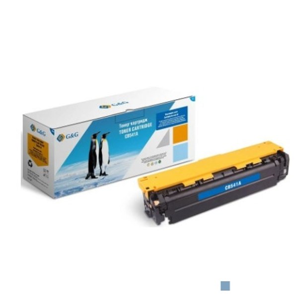 Картридж G&G, аналог HP CB541A/125A/Canon 716 синий 1.4k с чипом