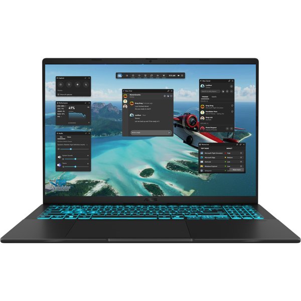 ASUS V16 V3607VM-RP058 [90NB16K1-M004Y0] Matte Black 16" {WUXGA  Core 5 210H(2.2Ghz)/16384Mb/1024PCISSDGb//RTX 5060(8192Mb)/noOs}