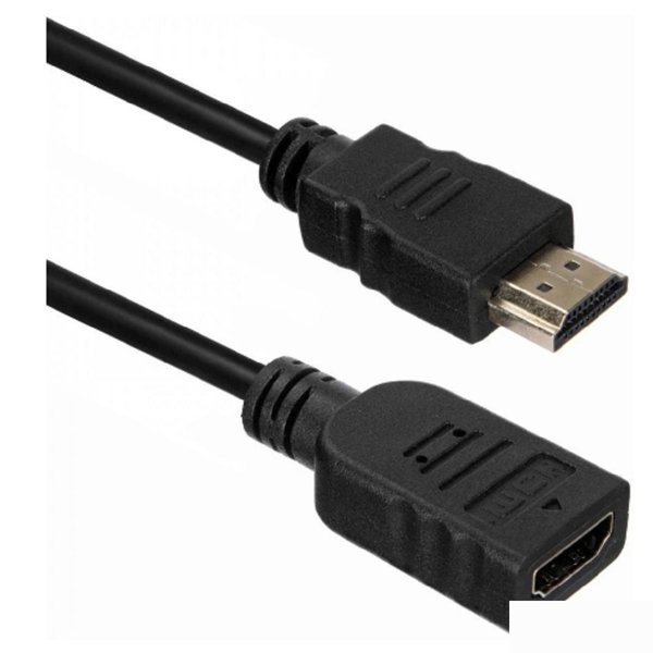 Кабель ACD Кабель ACD-DHHF1-50B |ACD-DHHF1-50B| HDMI 1.4, Golden Plated,19m/19f, HDMI extension, Черный, 5м |ACD-DHHF1-50B| (74229)