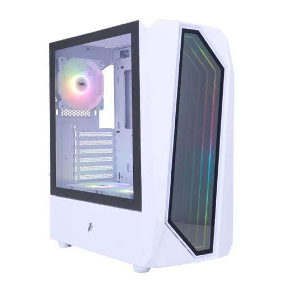 1STPLAYER INFINITE SPACE IS6 ARGB White / ATX / 3x120mm ARGB fans / IS6-WH-2F7R-W-1F7-W
