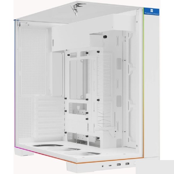 Thermalright Корпус TR-A70 ARGB White / TG / ARGB Strip / USB TYPE-C / W/O fans / ATX  / TRA70AW