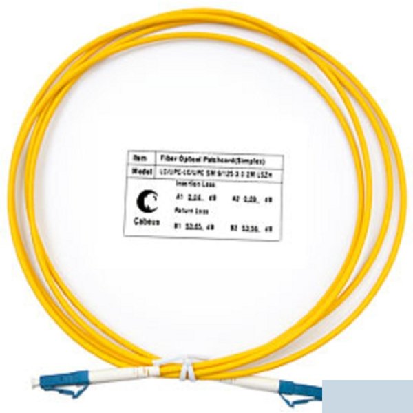 Cabeus FOP(s)-9-LC-LC-2m Шнур оптический simplex LC-LC 9/125 sm 2м LSZH