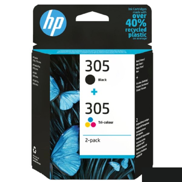 Картридж струйный HP 305 6ZD17AE черный/трехцветный (120стр.) (2мл) для HP DJ 2300, 2700, 2730, 4100, 4134