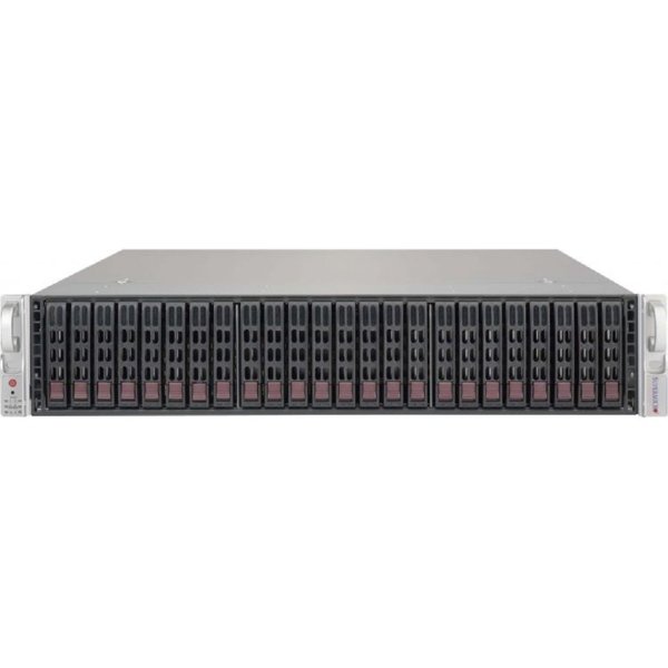 Supermicro server chassis CSE-216BE2C-R920LPB, 2U, 24 x 2.5" hot-swap SAS/SATA drive bay, optional 2 x 2.5" hot-swap drive bay, 1U 920W RPSU
