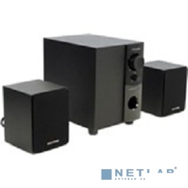 MICROLAB M109 чёрные дерево 2.1 {2 колонки+сабвуфер, 10W RMS}