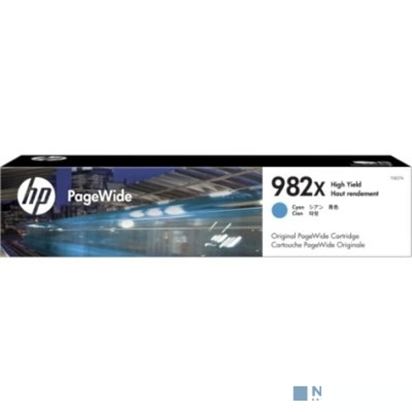 HP T0B27A Картридж 982X High Yield, Cyan {765/780/785,  (16000 стр.)}