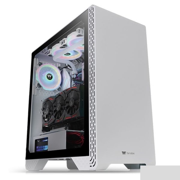 Корпус Thermaltake S300 TG Snow белый без БП ATX 6x120mm 6x140mm 3x200mm 2xUSB2.0 1xUSB3.0 audio bott PSU [CA-1P5-00M6WN-00]