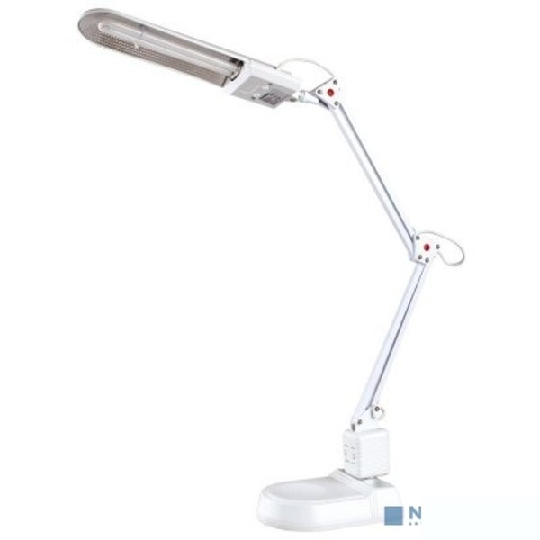 Camelion KD-017A С01 белый (Светильник настольный, в к-те база+струбцина, 230V 11W)