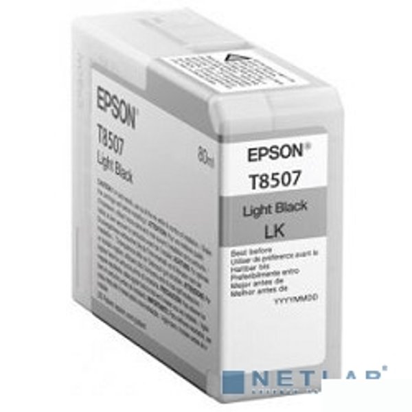EPSON C13T850700 Картридж для SC-P800 Light Black, 80 мл. (cons ink)