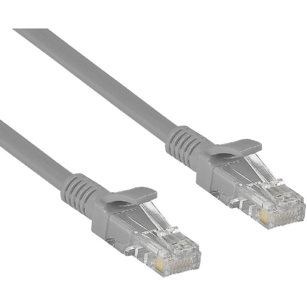 Exegate EX138961RUS Патч-корд UTP-RJ45-RJ45-5e-1M-GY, UTP, cat.5e, 1м, серый