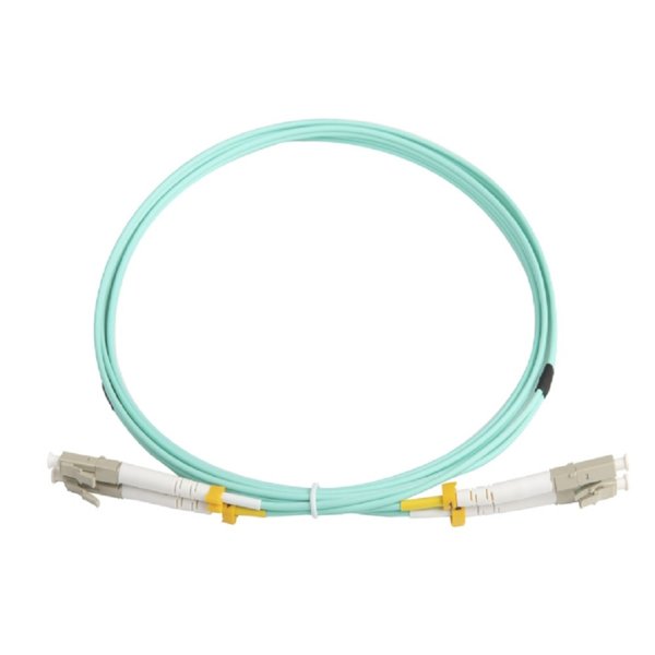 Hyperline FC-503-LC-LC-10G-2M (FC-D2-503-LC/PR-LC/PR-H-2M-LSZH-AQ) Патч-корд волоконно-оптический (шнур) MM 50/­125(OM3), LC-LC, duplex, LSZH, 2 м