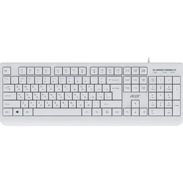 Acer OKW400 white USB Multimedia (ZL.KBDEE.01B) каб.:1.8м Клавиатура проводная