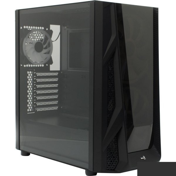 MidiTower AeroCool NightHawk Duo-G-BK-v1, без б/п 4710562752458
