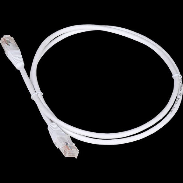 Патч-корд TWT UTP Cat.5e, залив колп, 10.0 м, белый (TWT-45-45-10-WH)