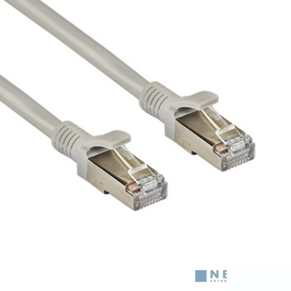 Exegate EX281996RUS Патч-корд медный FTP-RJ45-RJ45-C5e-CU-0,5M-GY, FTP, cat.5e, 0.5м, серый
