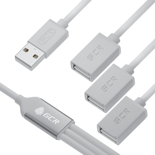 Greenconnect USB 2.0 Type-AM - 3 x USB 2.0 Type-AF 0.35 m