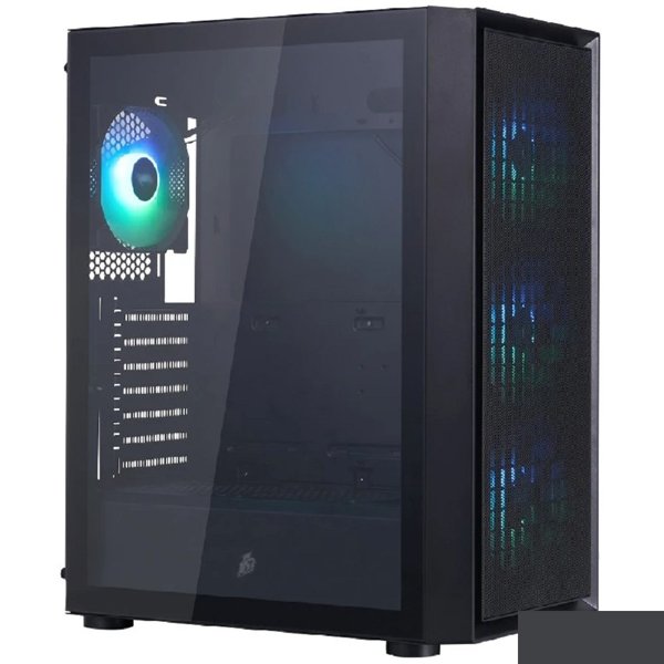 1STPLAYER Go6 ARGB Black / ATX / 4x120mm ARGB fans / Go6-BK-4F7