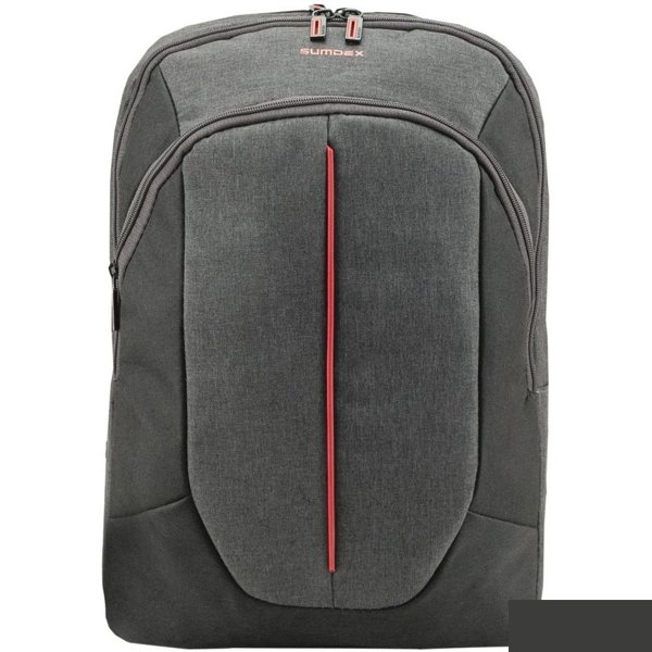 Рюкзак SUMDEX PON-263GY(полиэстр  серый до 15,6")